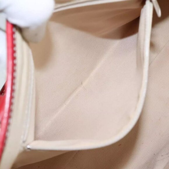 BURBERRY Nova Check Blue Label Hand Bag Canvas Beige Auth ac3491 - Picture 14 of 16